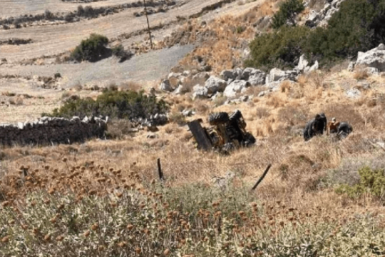 εκσκαφέας τροχαίο Ρέθυμνο